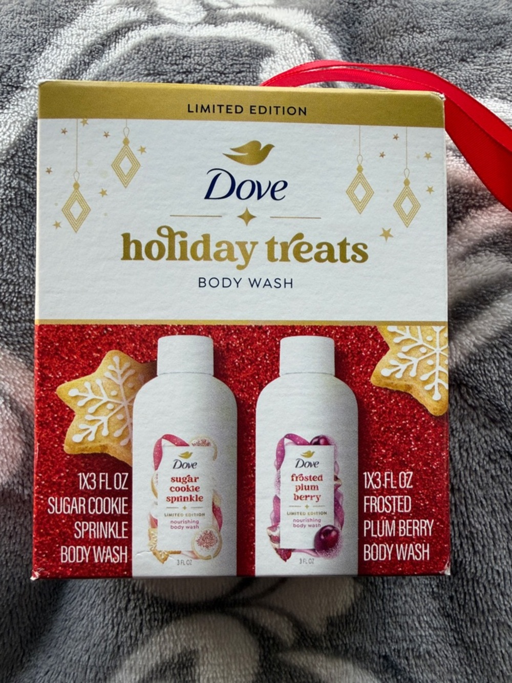 Dove Holiday Treats Body Wash Set - White